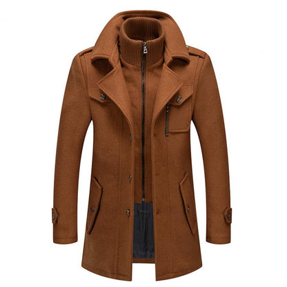 ULFRED – Abrigo largo de invierno para hombre con estilo clásico y protección térmica