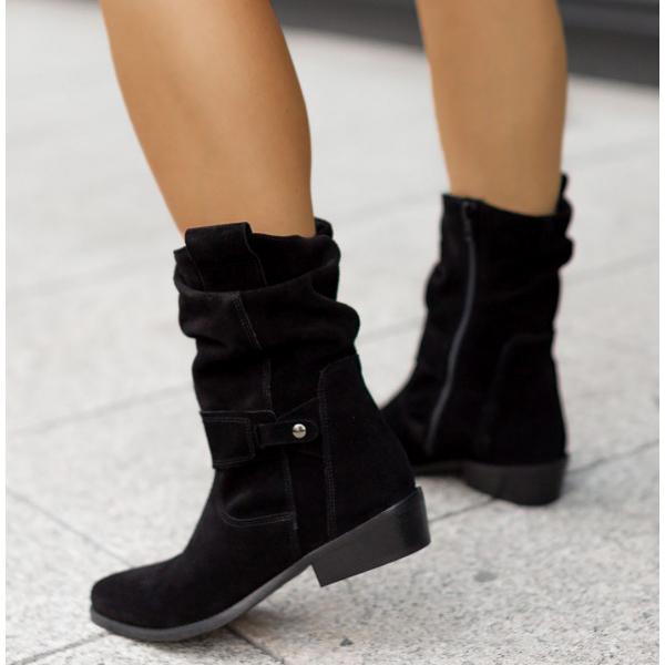 Botines con cremallera y soporte ortopédico para mujer – NAYARA