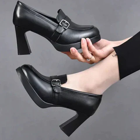 Zapatos de tacón ortopédicos con plantilla correctiva y diseño elegante – DÉLICE