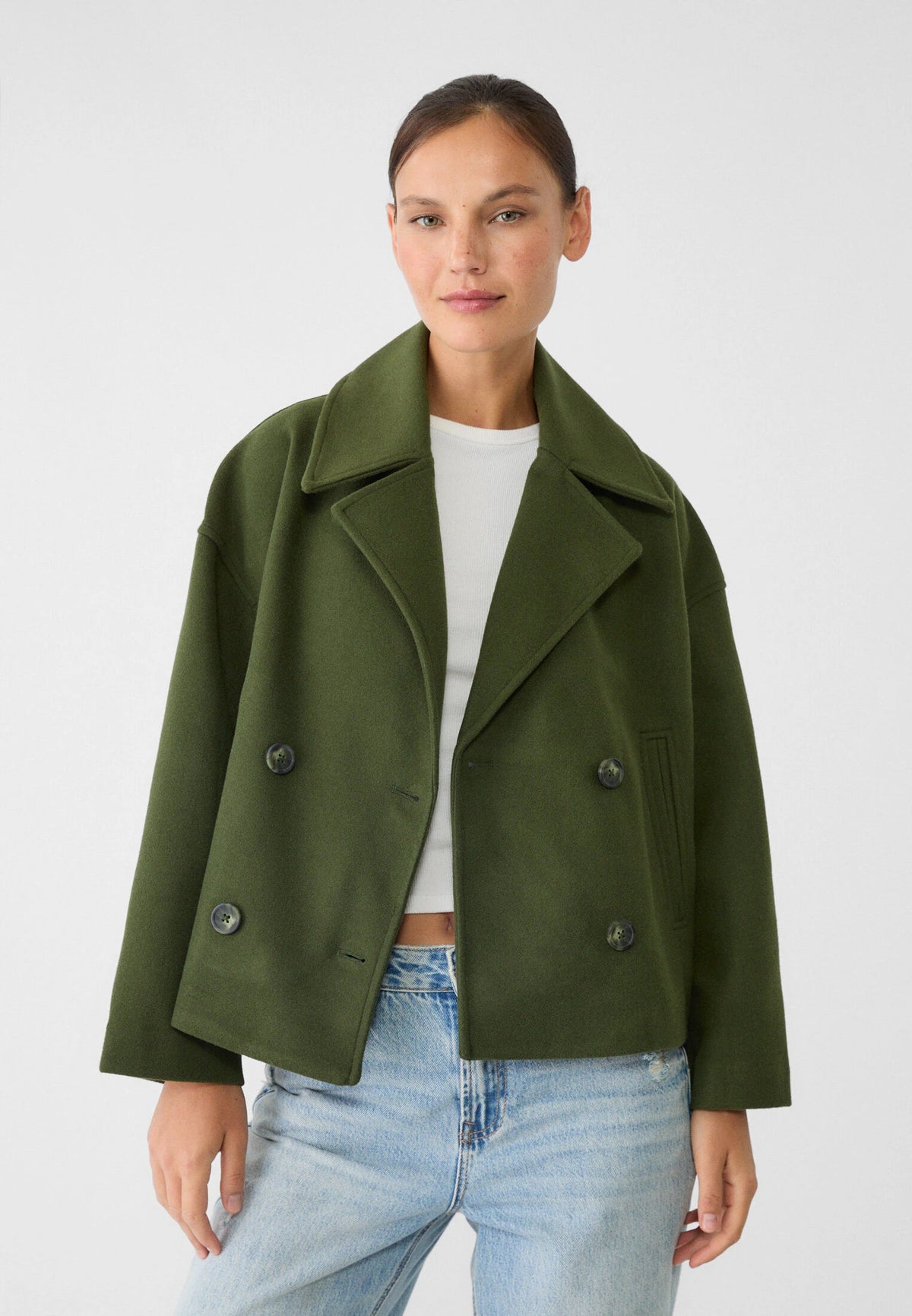 Chaqueta para mujer de invierno con doble botonadura - SARA