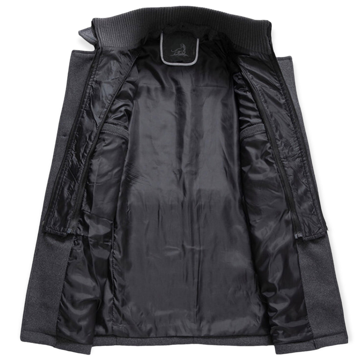 BRUNO - Chaqueta casual con cremallera y cuello alto para hombre
