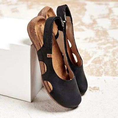 Sandalias ortopédicas de verano con puntera cerrada y soporte plantar – LUMIA