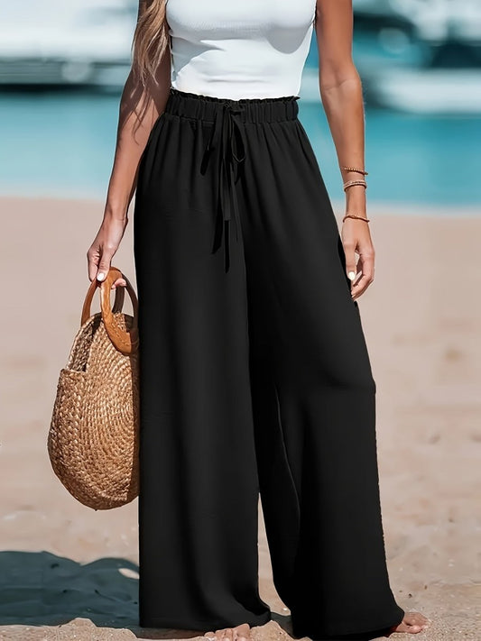 Pantalón ligero estilo playa para mujer con corte fluido – MÁREA
