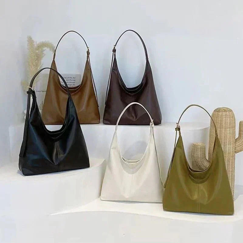 Bolso de hombro para mujer con diseño atemporal y amplio interior – LEYNA