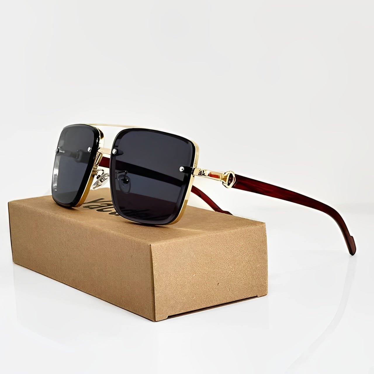 AURELIO – Gafas de sol tipo aviador con lentes degradados y protección UV400