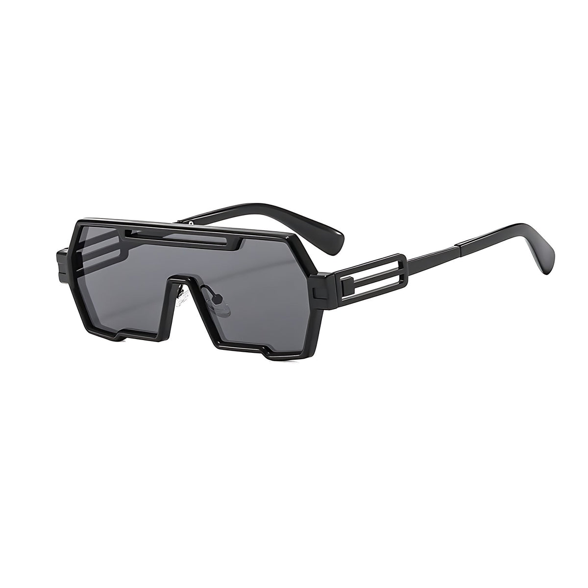 ORLANDO – Gafas de sol con montura cuadrada estilo steampunk y lentes degradados con protección UV400