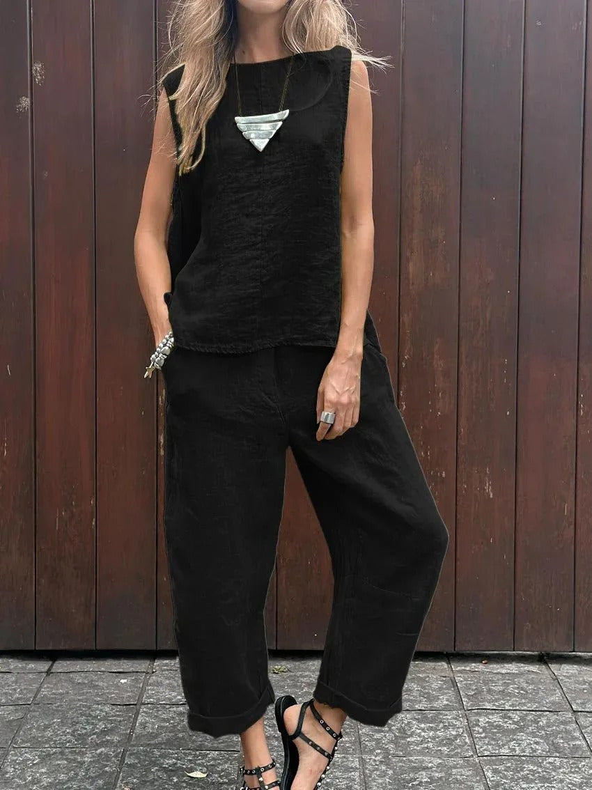 LEANDRA - Conjunto elegante de moda para mujer