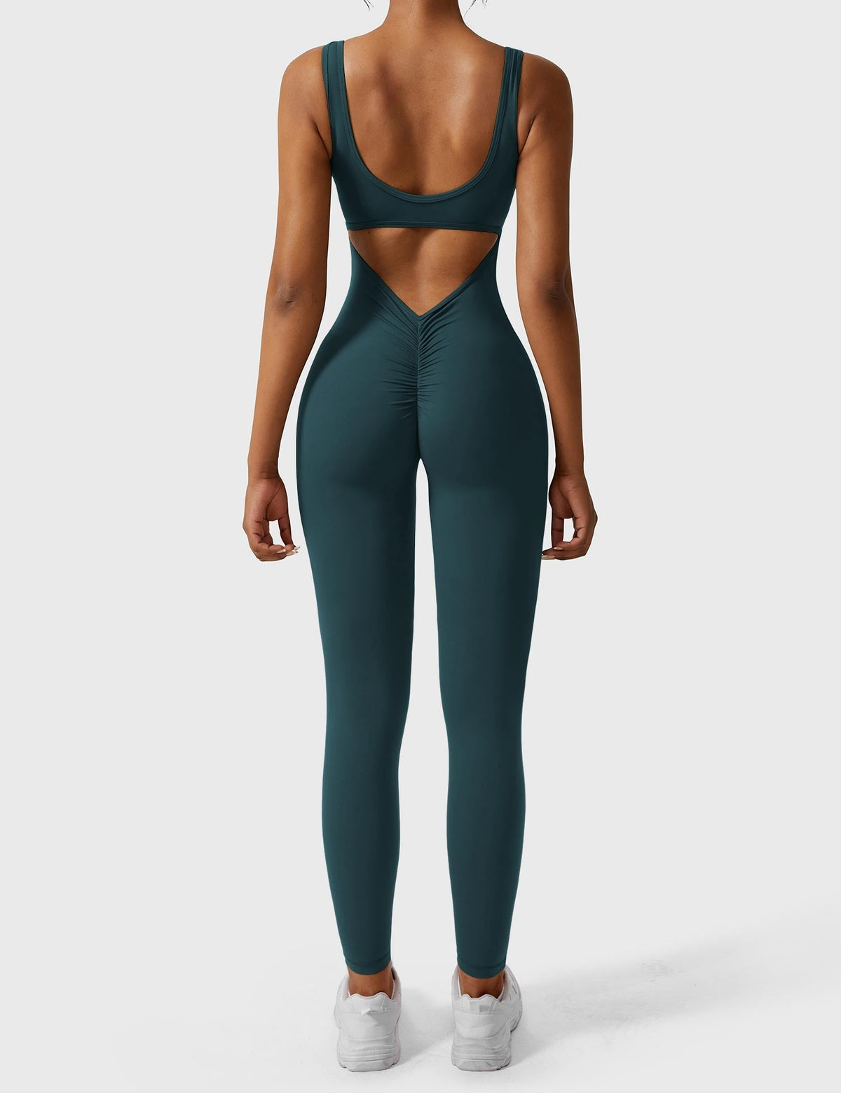 Elara – Mono elegante con espalda en V para mujer